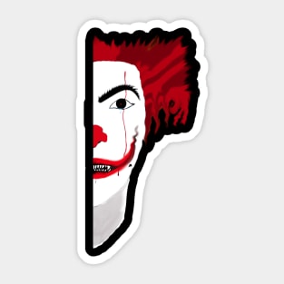 Horror clown Sticker